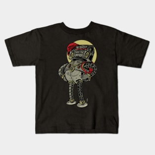 Boombox Bot Kids T-Shirt